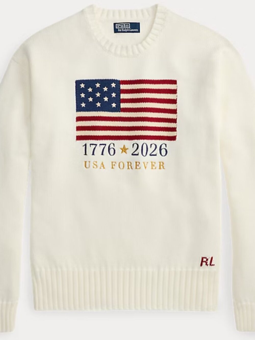 American Icons Stamp Sweater Save your Wishlist Polo Ralph Lauren - Picture 3 of 3